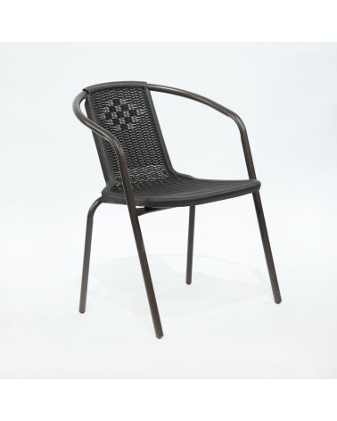 Silla genovia de rattan plástico