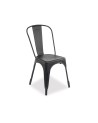Silla Tolix Metálica Negra