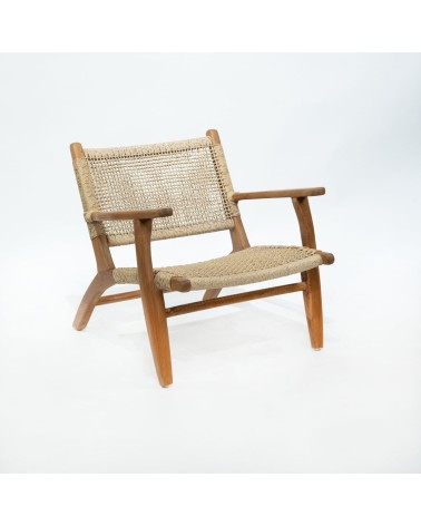 Sitial Marlboro madera de teca natural c/Brazos