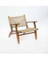 Sitial Marlboro madera de teca natural c/Brazos
